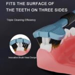 3-Sided Toothbrush | Ultra Soft Bristles for Deep Cleaning | Triple Action Manual Toothbrush | Triple Head Design for 360° Cleaning | Eco-Friendly & Gentle on Gums (Multicolor) (1) - Image 5