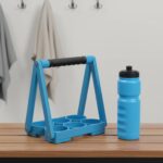 8-Hole Water Bottle Rack Portable Football Training Stand Quick Reach Drink Holder for Coaches, Athletes, Dark Blue | Hydration Fitness Equipment & Gear Running Yoga Sporting - Image 7