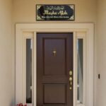 KALAM INNOVATIONS MashaAllah 3D Wall Art, Islamic Home Decor, Black and Gold Calligraphy, Acrylic Material, 30cm x 60cm - Image 3