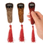 Islamic Tasbih/Jaap Mala | ABS Plastic Rotating Prayer Beads with Digital Counter Beads | Finger Counter for Pooja Meditation Prayer (tasbi Dark Brown) Tasbi - Image 3