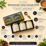 Rasatva Black Tea Gift Hamper – Chai Sutra Signature Chai Collection | Gourmet Tea Gift Set with 3 Tin Cans & Brass Scooper | Luxury Corporate Gift for Employees, Anniversary, Diwali&Festive Gift Set - Image 4