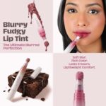LAMIOR Blurry Fudgy Matte Lip Tint Combo - Long Lasting, Transfer Proof & Hydrating Lip Tint, Enriched with Jojoba Oil, Almond, Mango & Coffee Extracts with Cushion Applicator (Bitter Sweet,Pack of 3) - Image 8
