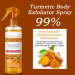 Body Keratin Care Kojic Acid Turmeric Spray with AHA & PHA, Gentle Body Brightening & Exfoliating Peeling Solution for Dead Skin Cells & Texture, Korean Skincare - 200ml - Image 3