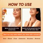 Body Keratin Care Kojic Acid Turmeric Spray with AHA & PHA, Gentle Body Brightening & Exfoliating Peeling Solution for Dead Skin Cells & Texture, Korean Skincare - 200ml - Image 10