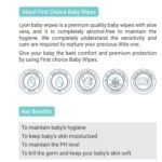 Lyon Baby Wipes with Aloe Vera and Vitamin E, Alcohol Free, Paraben & Sulfate Free, 160 Wipes, Pack of 2 - Image 6
