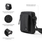 DailyObjects Pivot Travel Sling Bag for Men and Women|Adjustable Shoulder Strap|Recycled Lightweight Material|Water Repellent|Zippered Main Compartment|Slip Pockets| For Daily Use & Travel - Image 3