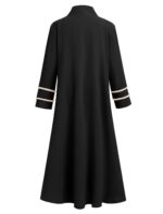 IKADEX Kids Girls Muslim Abaya Dress Modest Pearl Sleeve Cardigan Kaftan + Chiffon Hijab Islamic Ramadan Prayer Clothes - Image 5