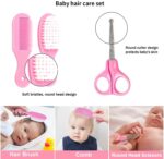 Baby Care KIT Set| Healthcare Kit Newborn Baby Care Accessories Set Baby Nail Clipper Scissors Hair Comb Brush Nose Cleaner Safety for Toddler Infant Nursing Grooming (Set of 1) Multicolor - Image 4