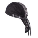 CALANDIS® Durag Skull Cap Hair Loss Head Scarf Muslim Bandana Turban Headwear Black | Womens Accessories - Image 3