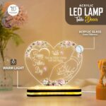 Islamic Gift for Dad | Heart Shape Acrylic LED Light | Father's Day Decor | Muslim Father Appreciation Present | Ramadan Accent Piece | Birthday Gift Idea | Home Display Lamp |(5.5x5.5 Inch) - Image 3