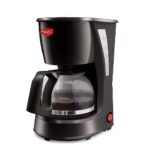 Pigeon by Stovekraft Brewster Coffee Maker, Small Size Coffee Maker of Home Machine (Black) by Stovekraft Kessel 1.2-L Multi-Purpose Kettle 600W, Black, Silver - Image 3