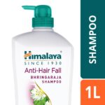 Himalaya Anti-Hair Fall Bhringaraja Shampoo 1 Litre | with Bhringaraja & Natural Proteins | Up to 96% Less Hair Fall | Dermatologically Tested | Paraben Free | For Women & Men - Image 3