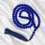 FAF Glass Tasbeeh Manual Counter – 99 Islamic Prayer Beads | Tasbih for Muslims, Dhikr/Misbahah/Zikr Beads | Glass Tasbeeh Mala for Men & Women, Ramadan & Eid Islamic Gift (Blue) - Image 3