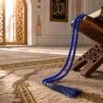 FAF Glass Tasbeeh Manual Counter – 99 Islamic Prayer Beads | Tasbih for Muslims, Dhikr/Misbahah/Zikr Beads | Glass Tasbeeh Mala for Men & Women, Ramadan & Eid Islamic Gift (Blue) - Image 7