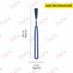 FAF Glass Tasbeeh Manual Counter – 99 Islamic Prayer Beads | Tasbih for Muslims, Dhikr/Misbahah/Zikr Beads | Glass Tasbeeh Mala for Men & Women, Ramadan & Eid Islamic Gift (Blue) - Image 8
