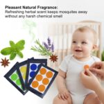 Safe-O-Kid® Mosquito & Outdoor Protection Kit | 24 Ayurvedic Anti-Mosquito Patches, 1 Anti-Mosquito Pouch, 2 Mosquito Repellent Bands & 1 Baby Cotton Helmet | Outdoor Safety for Babies – Assorted - Image 3