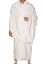 RBLISS CG Ehram Ihram Ahram 2 Pieces for Men's Hajj Umrah Pilgrimage Towels Muslim for Men | White - Image 3