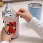 Blluex Junior Mini Wet Wipes Tissue Can in Printed Tin for Cleaning Face Body for Kids Girls Men Women, Wet Wipes Napkins For School, travel, Car, Office(Pack of 2) - Image 3