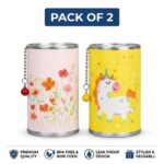 Blluex Junior Mini Wet Wipes Tissue Can in Printed Tin for Cleaning Face Body for Kids Girls Men Women, Wet Wipes Napkins For School, travel, Car, Office(Pack of 2) - Image 5