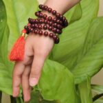 Rosewood Beads Mala | Rosary 8mm Handmade 108+1 Beads Prayer Japa Mala | Unisex Spiritual Wellness Meditation Necklace - Image 3