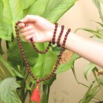 Rosewood Beads Mala | Rosary 8mm Handmade 108+1 Beads Prayer Japa Mala | Unisex Spiritual Wellness Meditation Necklace - Image 4