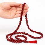 Rosewood Beads Mala | Rosary 8mm Handmade 108+1 Beads Prayer Japa Mala | Unisex Spiritual Wellness Meditation Necklace - Image 6