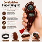 Zyphen Digital Tasbeeh Hand Tally Counter Finger Ring Digital Counting Machine Counter Tasbeeh & Jaap mala for Counting Purpose with LED (1 Pc) - Image 5