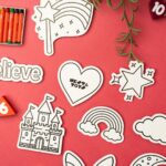 NESTA TOYS Art & Craft Kit for Kids – DIY Unicorn Fridge Magnets | Travel Toys & Creative Activity for Kids | Paint 10 Magnets Recycled Paper | Birthday Gift for Boys & Girls Age 5-12 - Image 9