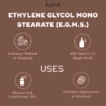 Ethylene Glycol Monostearate (EGMS) 250 Gram | For Soap Making Shampoo | Making Cosmetic | DIY Personal Care - Image 6
