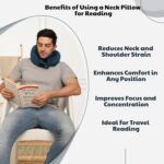 Travel Pillow for Flights – Blue Velvet Travel Neck Pillow with Adjustable Velcro & Carry Bag – Soft & Comfortable Support – Neck Pillow for Flight Travel - Image 7