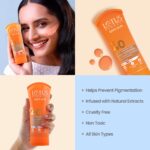 Lotus Herbals Safe Sun 3 In 1 Tinted Daily Sunscreen SPF 40 PA+++ | In Vivo Tested | Tinted Matte Look | UVA & UVB Protection | Non-Greasy | No White Cast | For All Skin Types | For Women & Men | 100g - Image 7