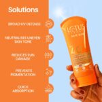 Lotus Herbals Safe Sun 3 In 1 Tinted Daily Sunscreen SPF 40 PA+++ | In Vivo Tested | Tinted Matte Look | UVA & UVB Protection | Non-Greasy | No White Cast | For All Skin Types | For Women & Men | 100g - Image 8