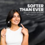 Assure Senso Foam Toothbrush for Adults | Ultra Soft Tooth Brush | Soft Bristle Toothbrush | 5000 Micro Bristles | 0.09mm Feather-Light Tips for Sensitive Gums | Multicolor Pack of 2 - Image 4
