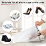Vivinin 18 Pack White Translucent Polyethylene Shoe Bags, 15.7in x 11.8in, Drawstring Closure, Multi-Purpose Travel Storage Bags for Shoes, Clothes, Toiletries, etc. (White) - Image 4