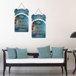 Decor Smart Wooden Islamic Durood Sharif Wall Hanging Home Decor Spiritual Decoration for Living room | Decorative Arabic Calligraphy Religious Art | Premium Wooden Interior Accent Panel (DWA_9224) - Image 4