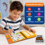 Skillmatics Reusable Search & Find Book - Water Spotter, Mess-Free, Fun Learning Activity, Travel Toy, Gifts for Boys & Girls Ages 4, 5, 6, 7, 8 - Image 6