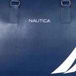 Nautica Unisex 25L Duffle Bag for Travel & Gym | Premium PU Leather | Sturdy Base & Organized Storage | Durable, Versatile Weekender for Men & Women - Image 8