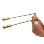Brass Dowsing L Rods Pair Plastic Handle | Aura Energy Scanner | Finding Underground Water & Geopathic Stress | Reiki | Dowsing Rods | Pendulum Assorted - Image 5