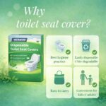 UCRAVO 40 Sheets Disposable Toilet Seat Covers - No Direct Contact with Unhygienic Seats | Nature Friendly & Bio-Degradable | Easy to Dispose | Must-Have Travel Hygiene Kit for Women Men & Kids - Image 5