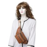 K London Leather Tan Men Women Waist Bag Fanny Bag Travel Pouch Passport Holder (1446_Tan) - Image 7