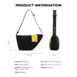 MOKOBARA The Aisle Crossbody Sling Bag | Durable Aerology Nylon with Vegan Leather Trims | Adjustable Strap for Personalized Fit | Everyday Casual Travel (Money Moves) - Image 4