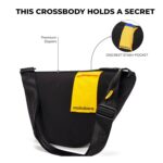 MOKOBARA The Aisle Crossbody Sling Bag | Durable Aerology Nylon with Vegan Leather Trims | Adjustable Strap for Personalized Fit | Everyday Casual Travel (Money Moves) - Image 7
