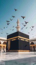 Premium Holy Kaaba Islamic Wall Poster | Makkah Mosque Spiritual Wall Art for Muslim Home, Prayer Room, Office, Ramadan & Eid Decoration - Image 3