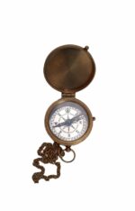 Alpha Kart Compass Pocket_2inch, Camping Travelling Equipment, Boat Compass, Engraved Brass Compass with Wooden Box - Image 4