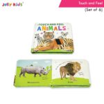 Jolly Kids Touch & Feel Picture Learning Books Set of 6 for Infants & Toddlers | Alphabet, Shapes, Colors, Numbers, First Words, Animals | Sensory ... For Babies And Toddlers Aged 0–24 Months) - Image 5