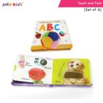 Jolly Kids Touch & Feel Picture Learning Books Set of 6 for Infants & Toddlers | Alphabet, Shapes, Colors, Numbers, First Words, Animals | Sensory ... For Babies And Toddlers Aged 0–24 Months) - Image 6