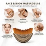 Lymphatic Brush for Face Massage – Big Size Lymphatic Contour Face Brush, Guasha Dry Brushing Tool for Daily Skincare Routine, Gentle Facial Massage Brush for Men & Women (Big) (Pack of 1) - Image 3