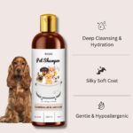 Pet Shampoo, All-in-One Luxurious Wash for All Pets, Paraben Free, Unscented, 200 ML with Kernal Oil and Keratin - Image 4
