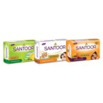 Santoor Skin Softening Sandal & Almond Milk Bathing Soap with Nourishing & Anti-Aging Properties| For Smooth & Soft and Younger-Looking Skin| For All Skin Types| 125g, Pack of 5 - Image 6