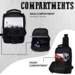 F Gear Thames 6L Crossbody Bag with USB Charging Port | 2 Compartments & 3 Pockets | Lightweight Durable & Water-Resistant Bag for Men & Women, Stylish Multipurpose Sling, Travel - Image 9